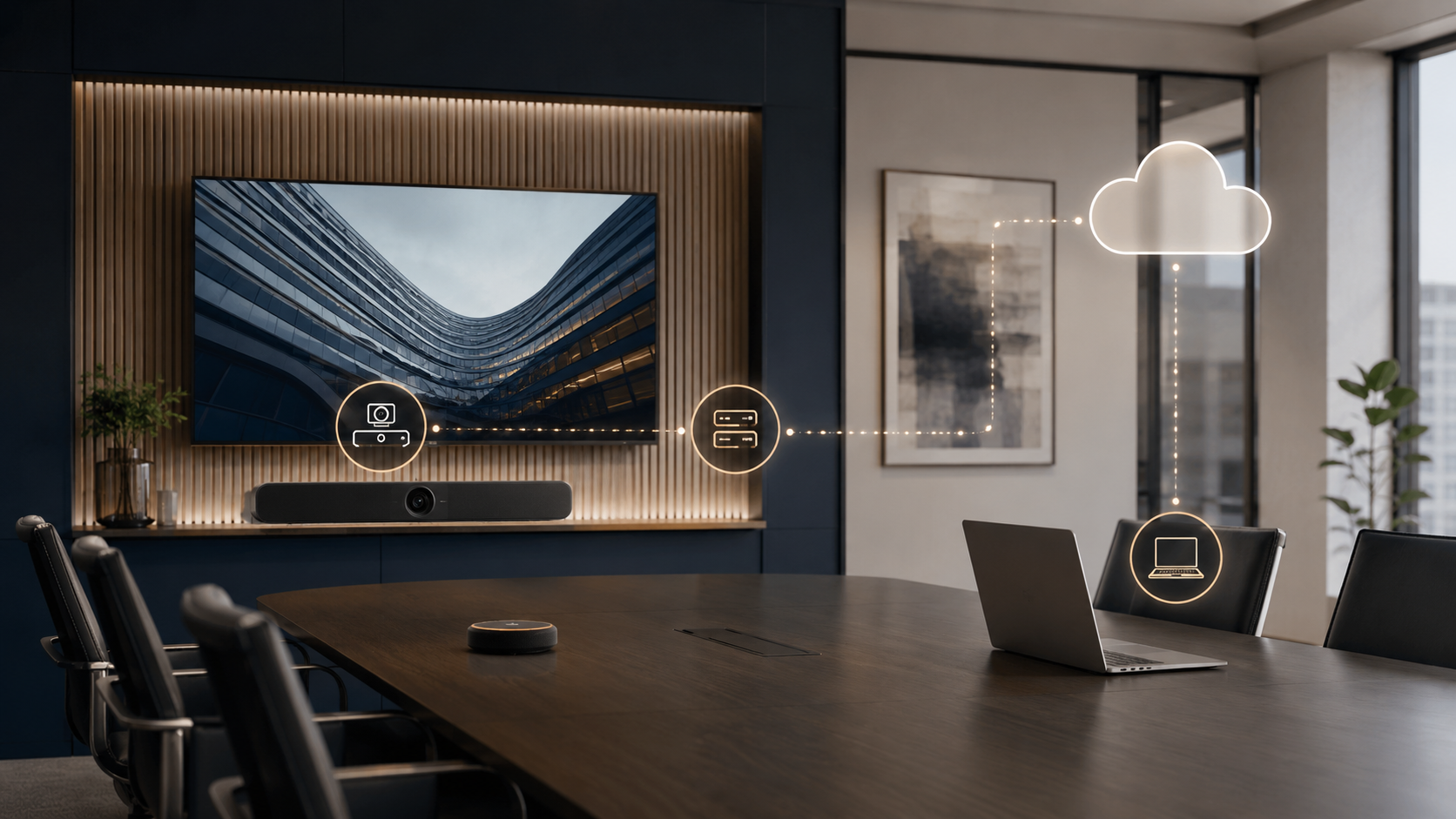 Hybrid meeting rooms